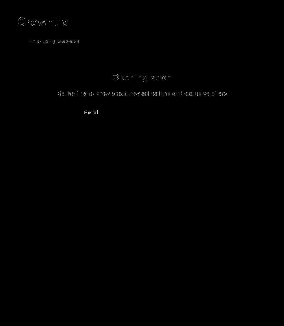 crowntic.myshopify.com shopify website screenshot
