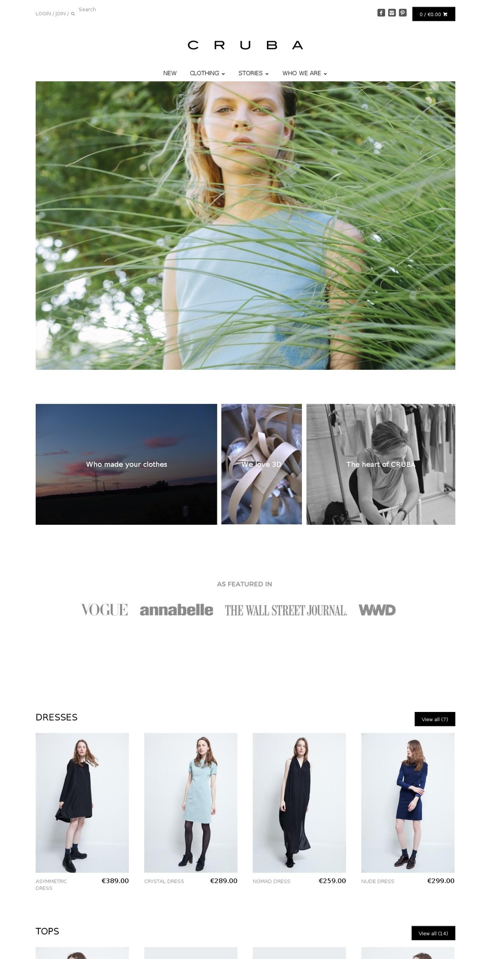 cruba-berlin.com shopify website screenshot