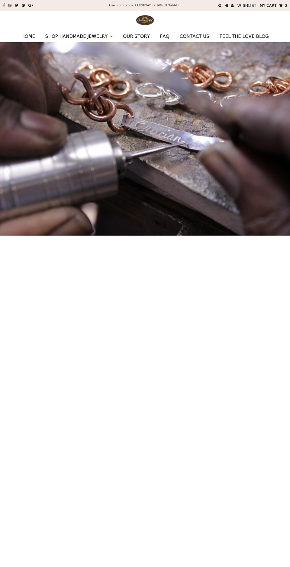 cruciangold.com shopify website screenshot