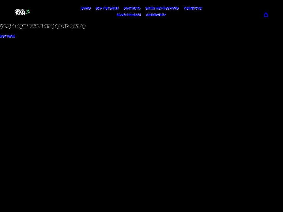 crueltunes.com shopify website screenshot