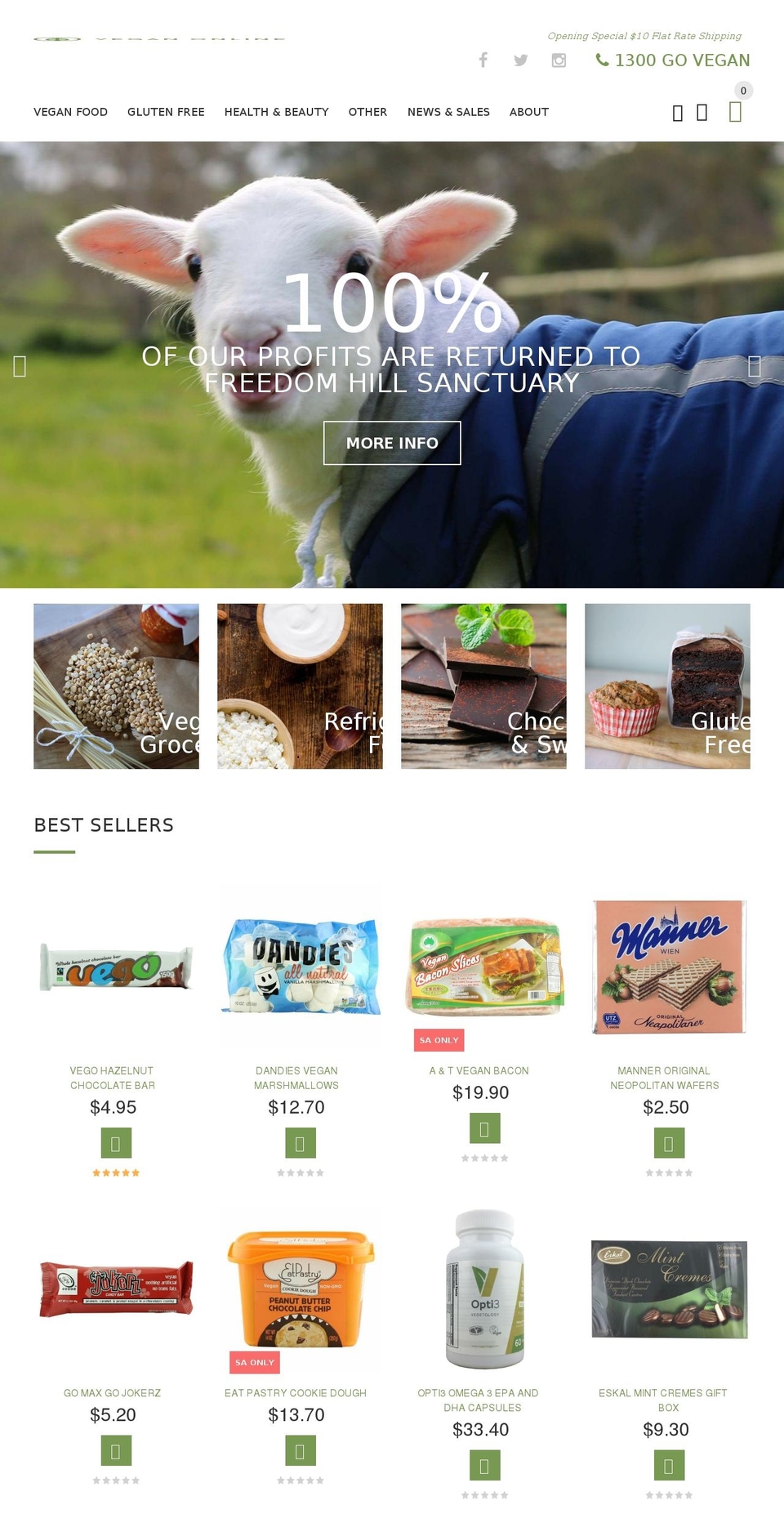 crueltyfreestore.com.au shopify website screenshot