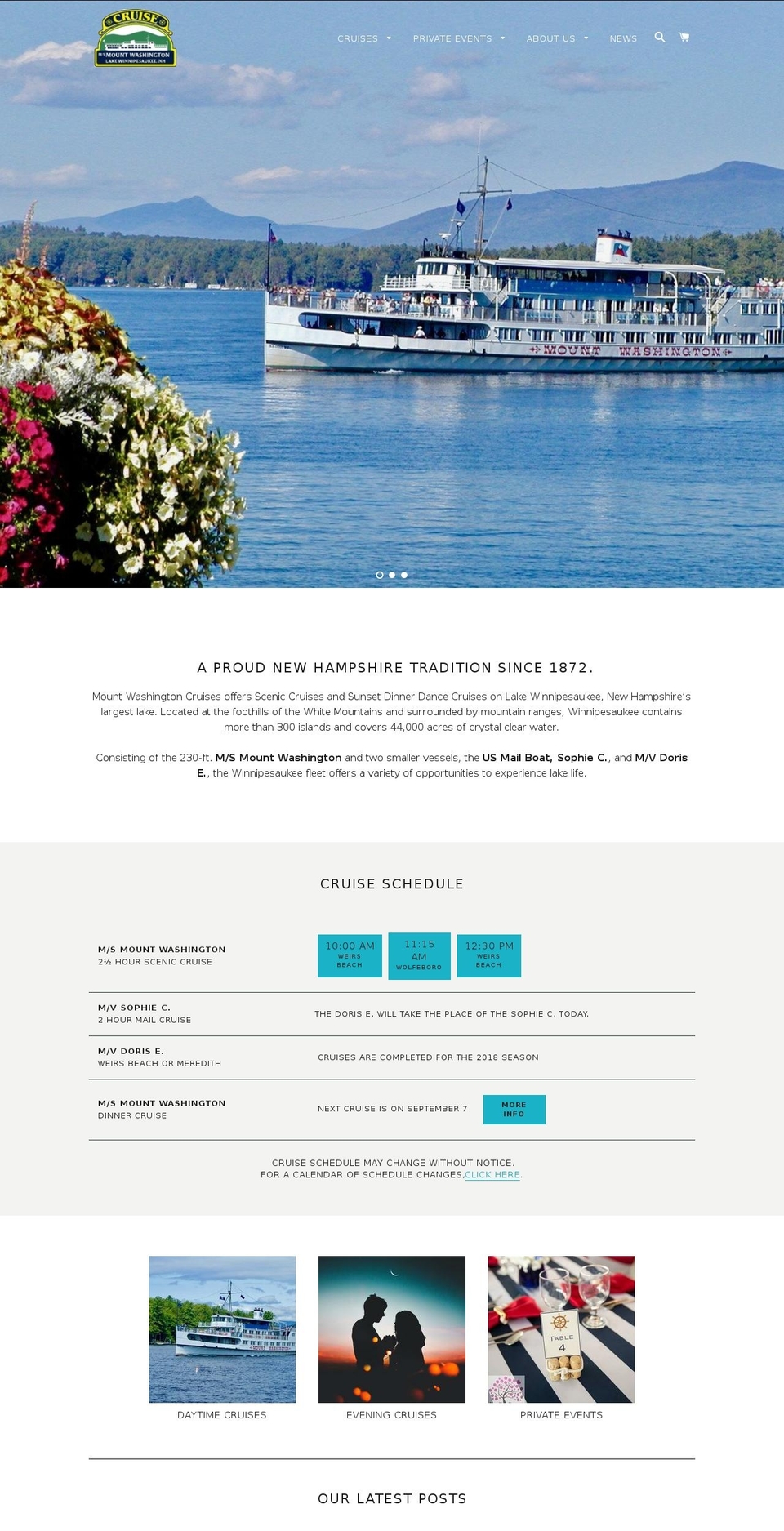 cruise-nh.com shopify website screenshot