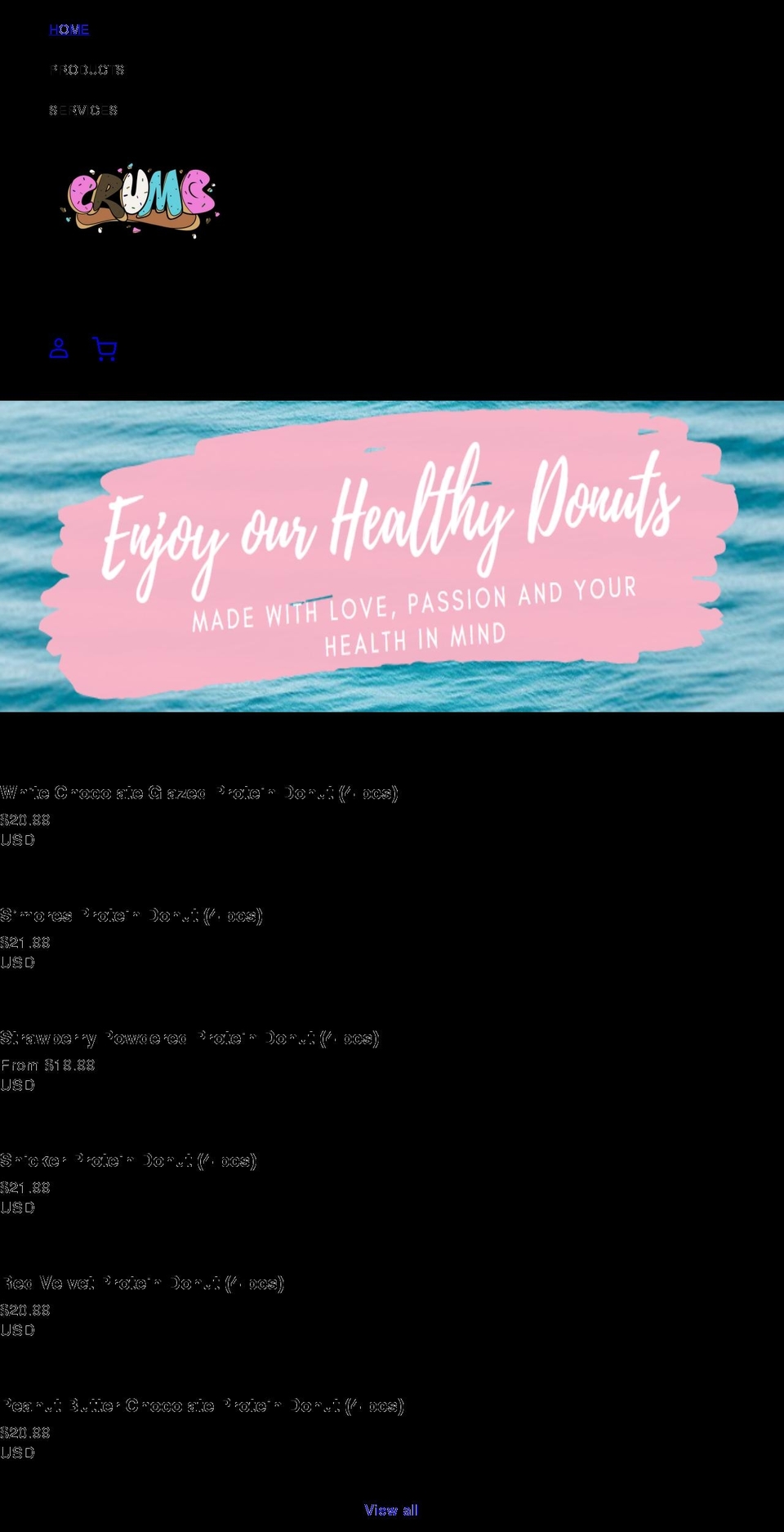 crumb.shop shopify website screenshot
