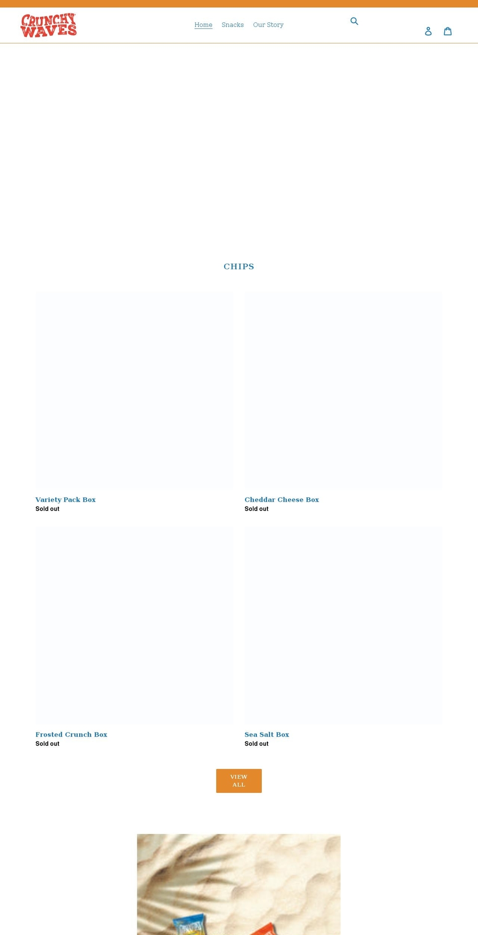 crunchywaves.com shopify website screenshot