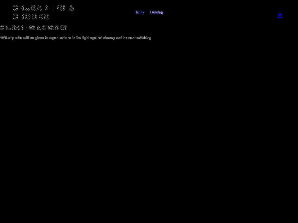 crusadersandcrooks.com shopify website screenshot