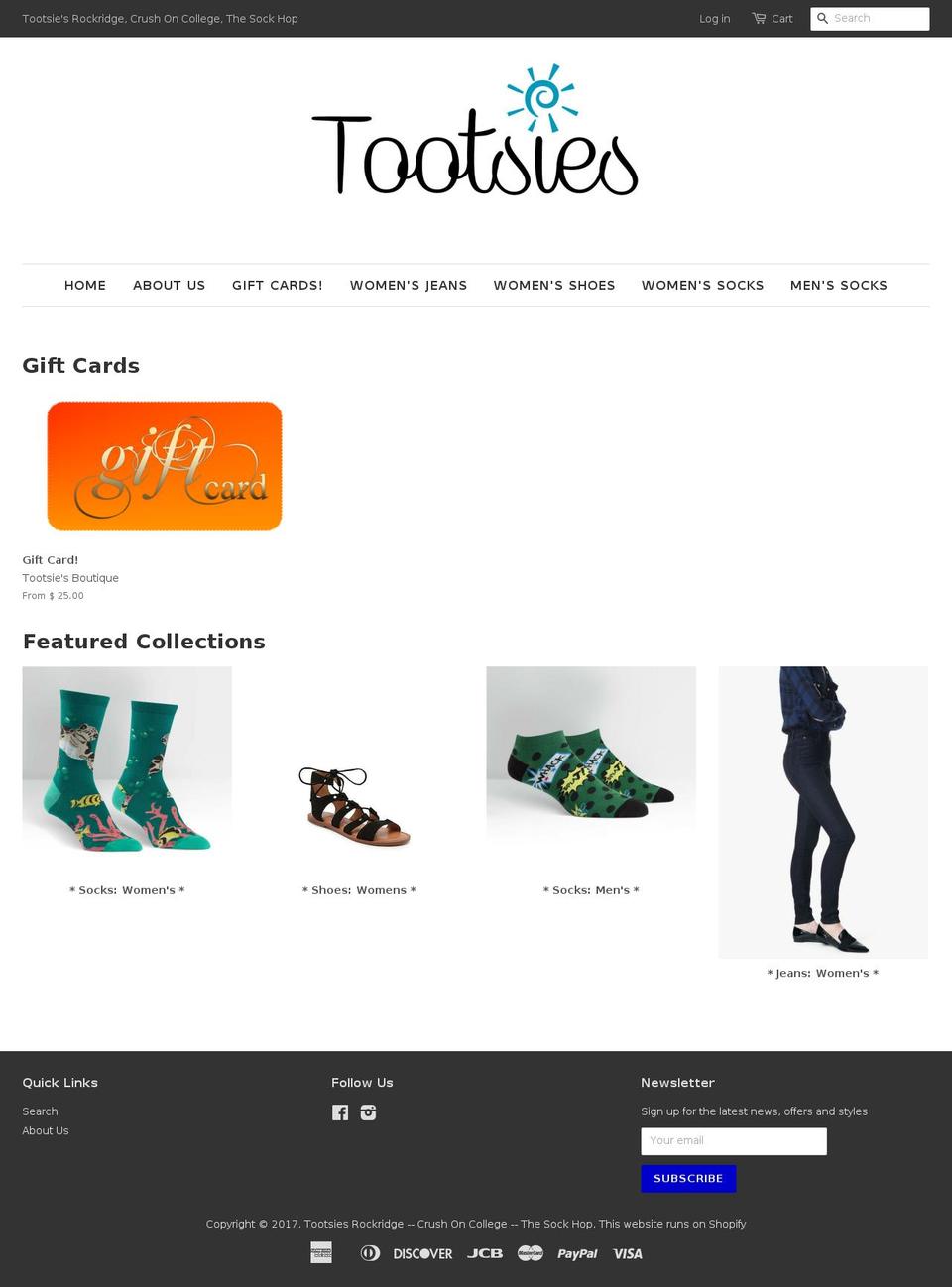 crushoncollege.com shopify website screenshot