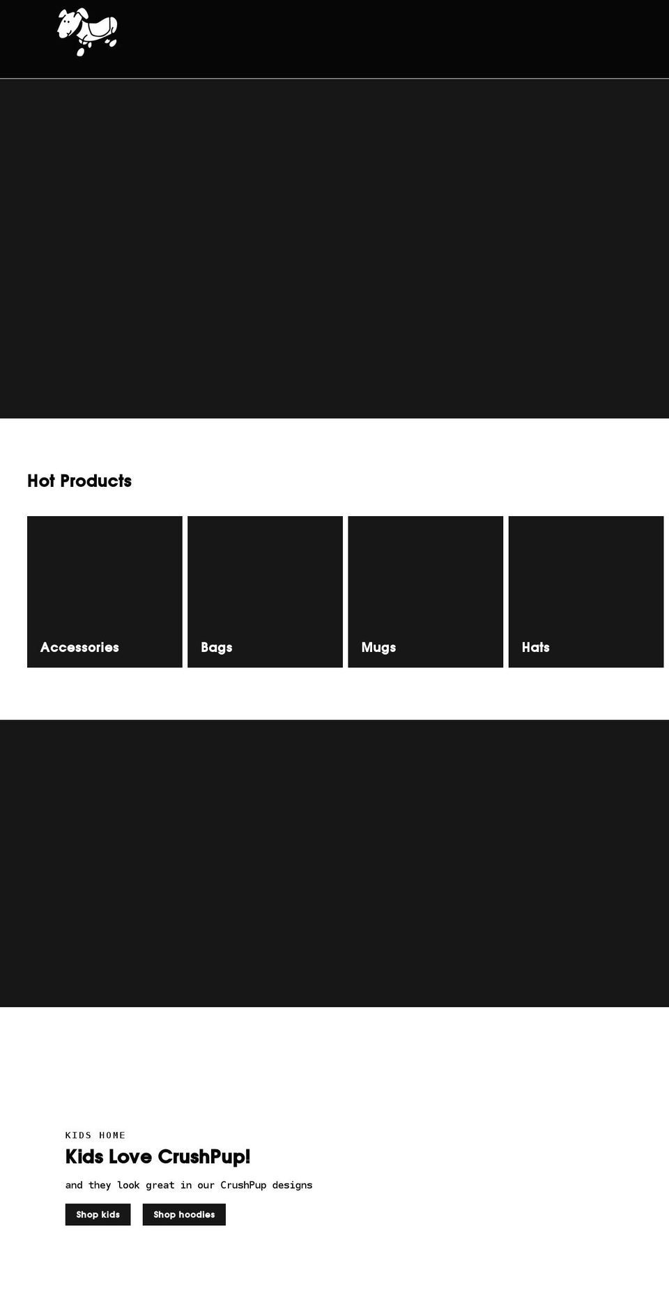 crushpup.com shopify website screenshot