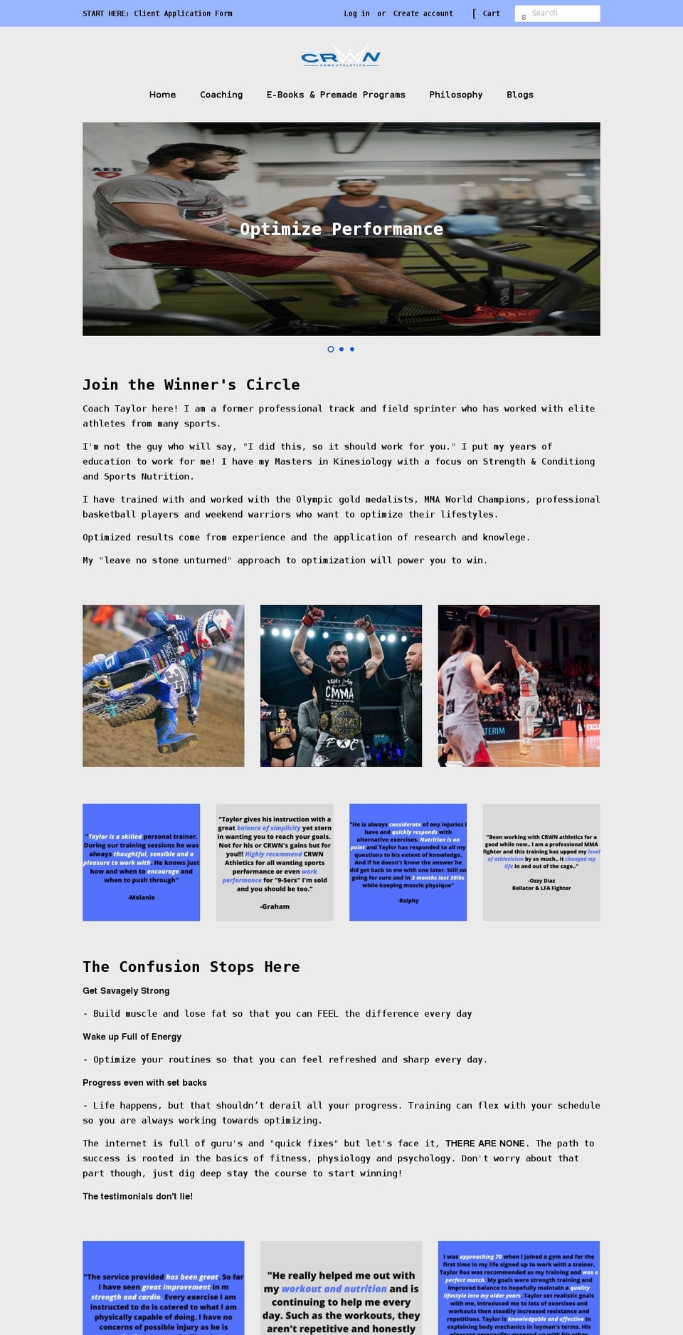 crwnathletics.com shopify website screenshot