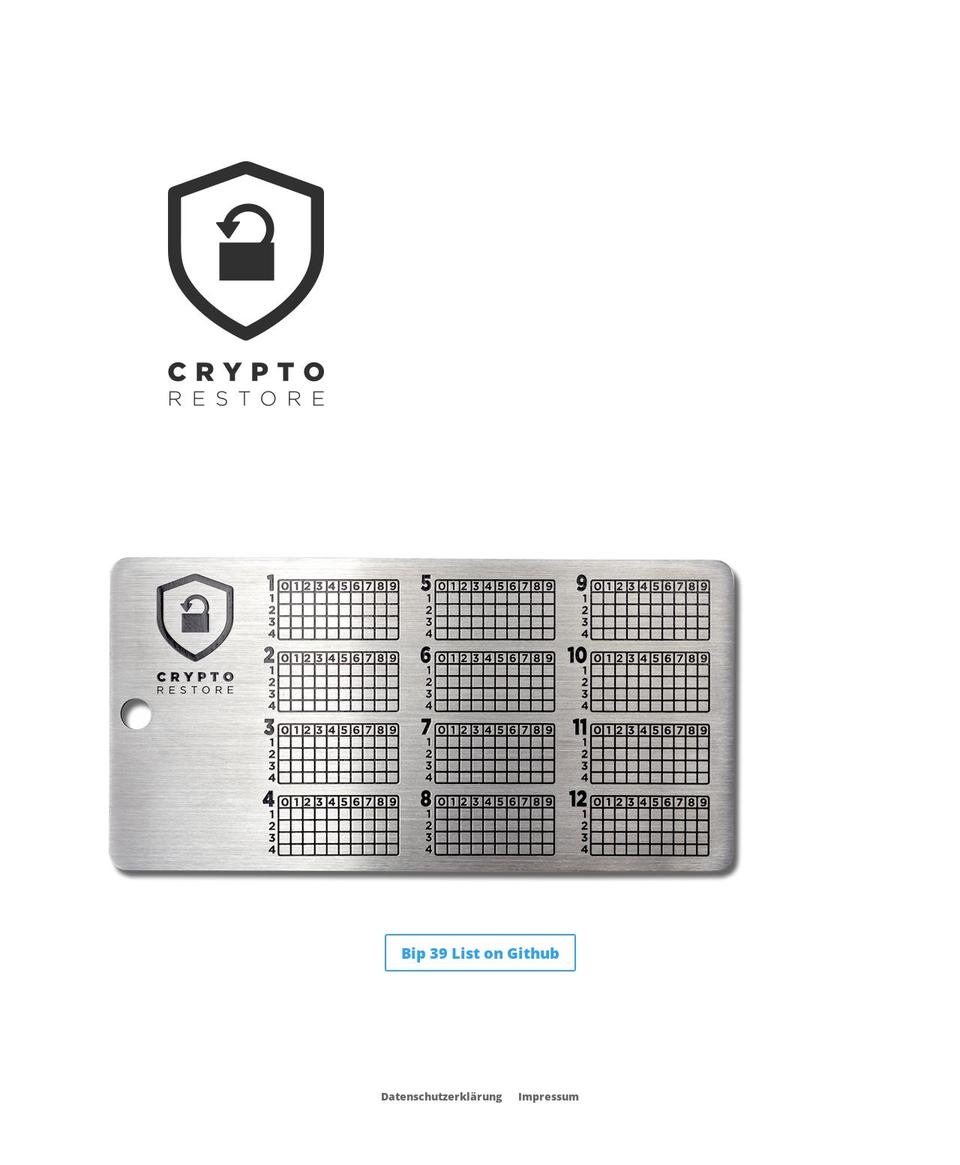 crypto-restore.com — Shopify storefront screenshot