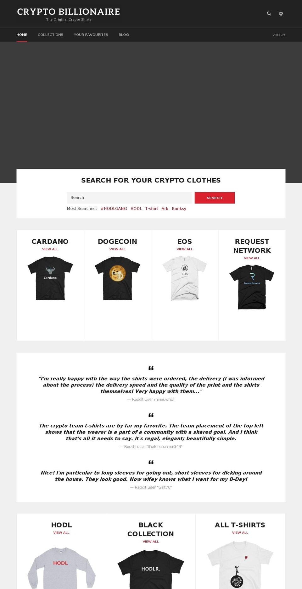 cryptobillionaire.store shopify website screenshot