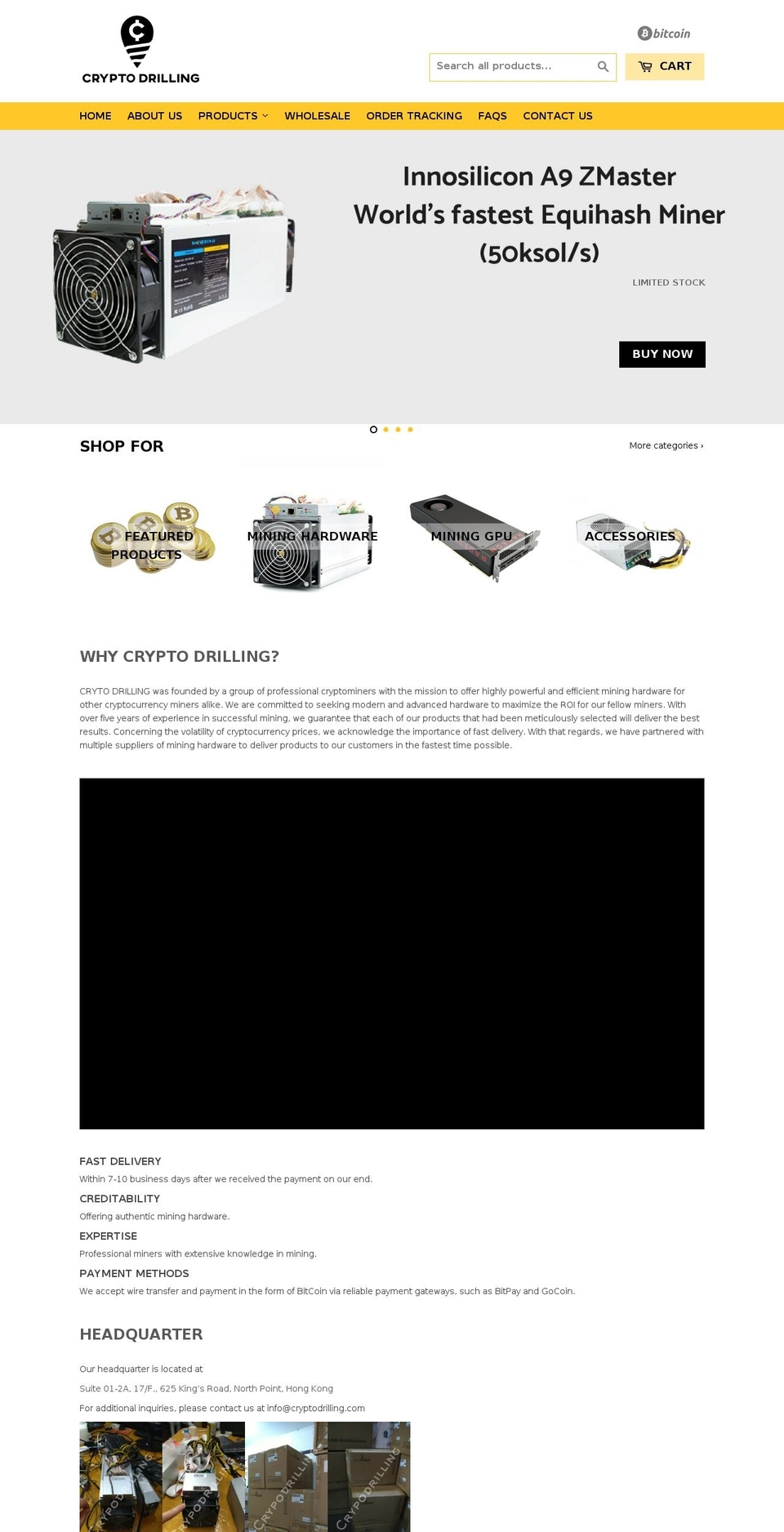 dsl-theme-5-0 Shopify theme site example cryptodrilling.com