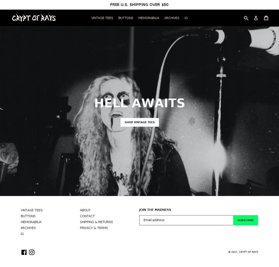 cryptofrays.com shopify website screenshot