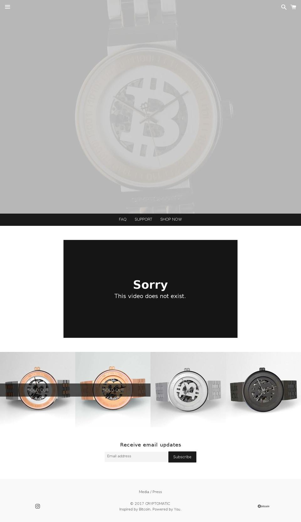 cryptomatic.io shopify website screenshot