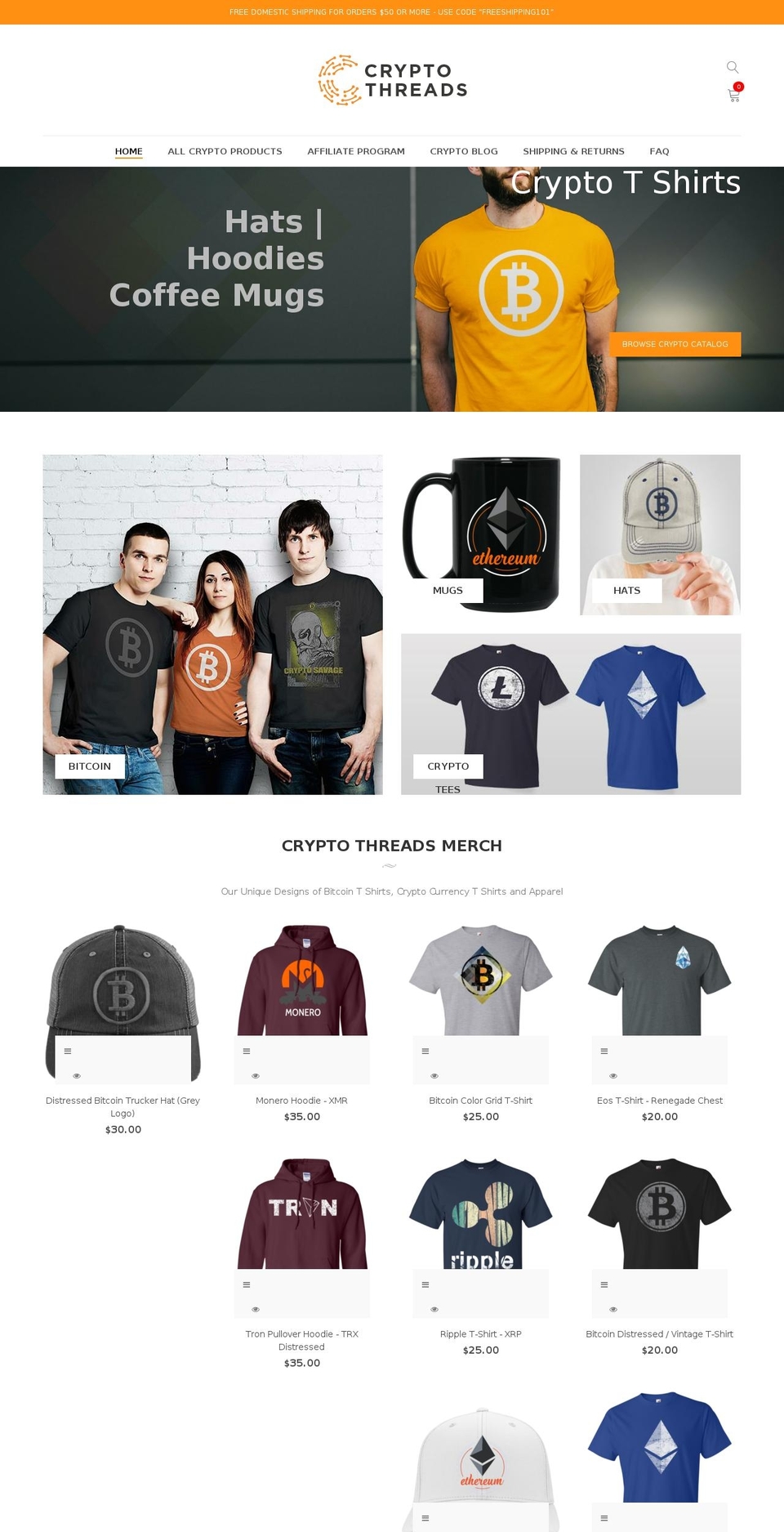 flexion-3-r12 Shopify theme site example cryptothreads.com