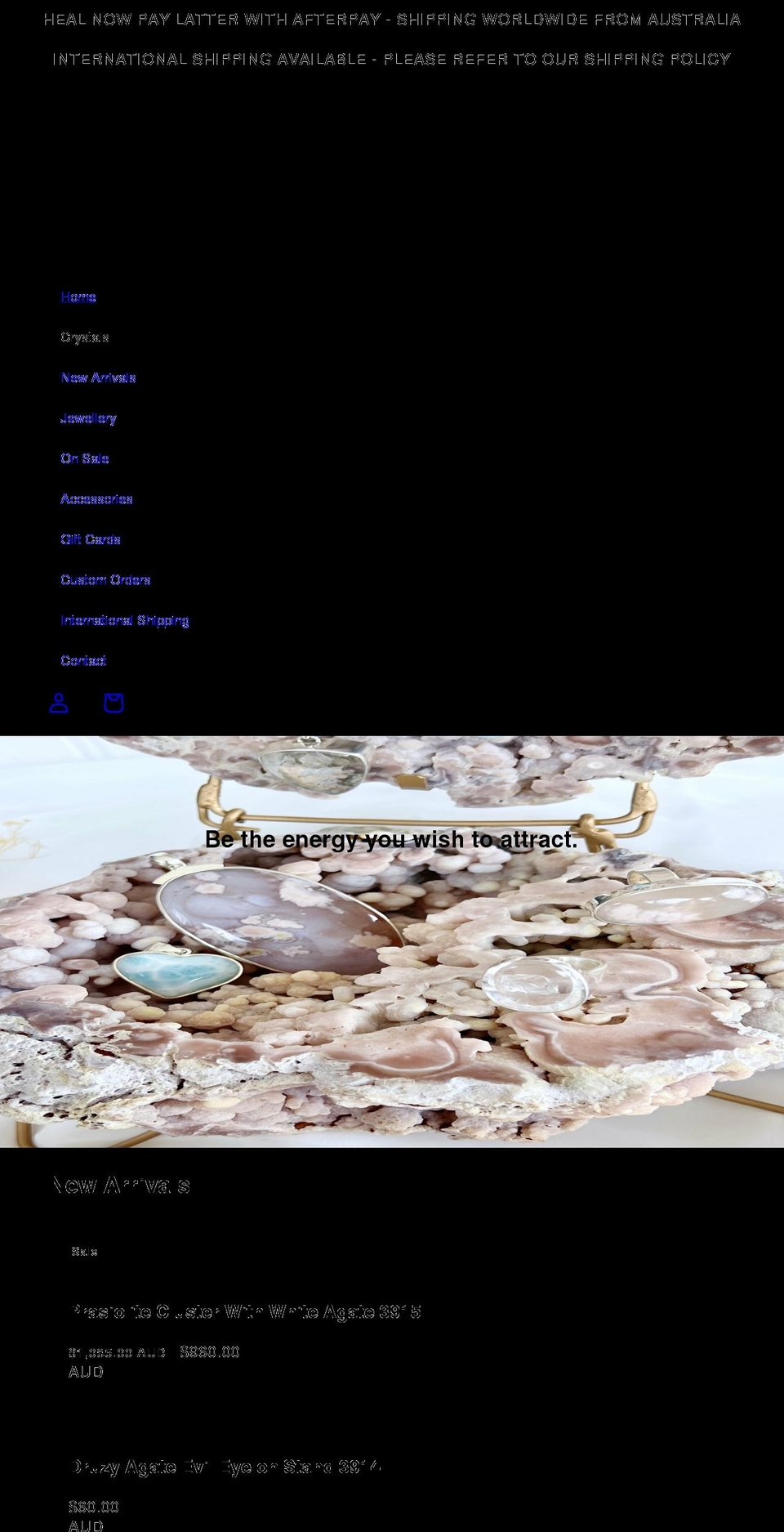 crystalblvd.com shopify website screenshot