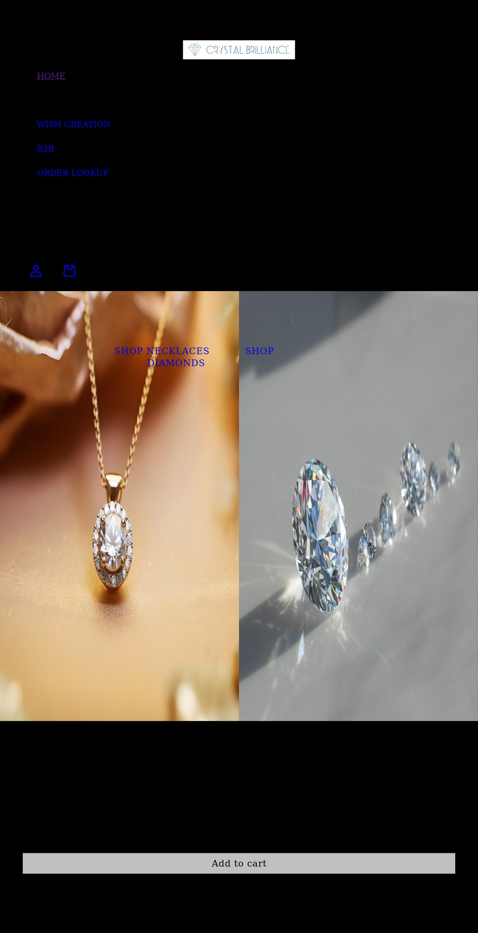 crystalbrilliance.com shopify website screenshot