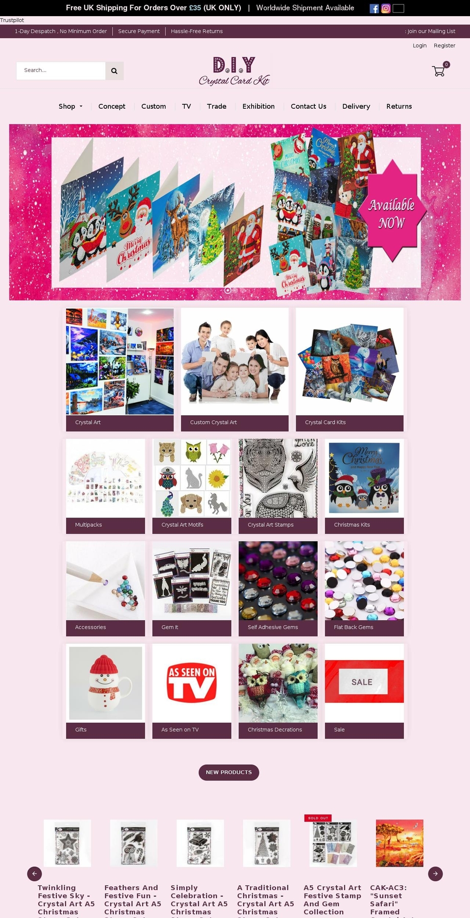 AnkitR changes Shopify theme site example crystalcardkit.com