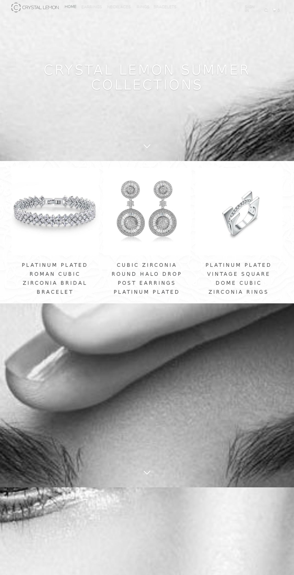 crystalemon.com shopify website screenshot