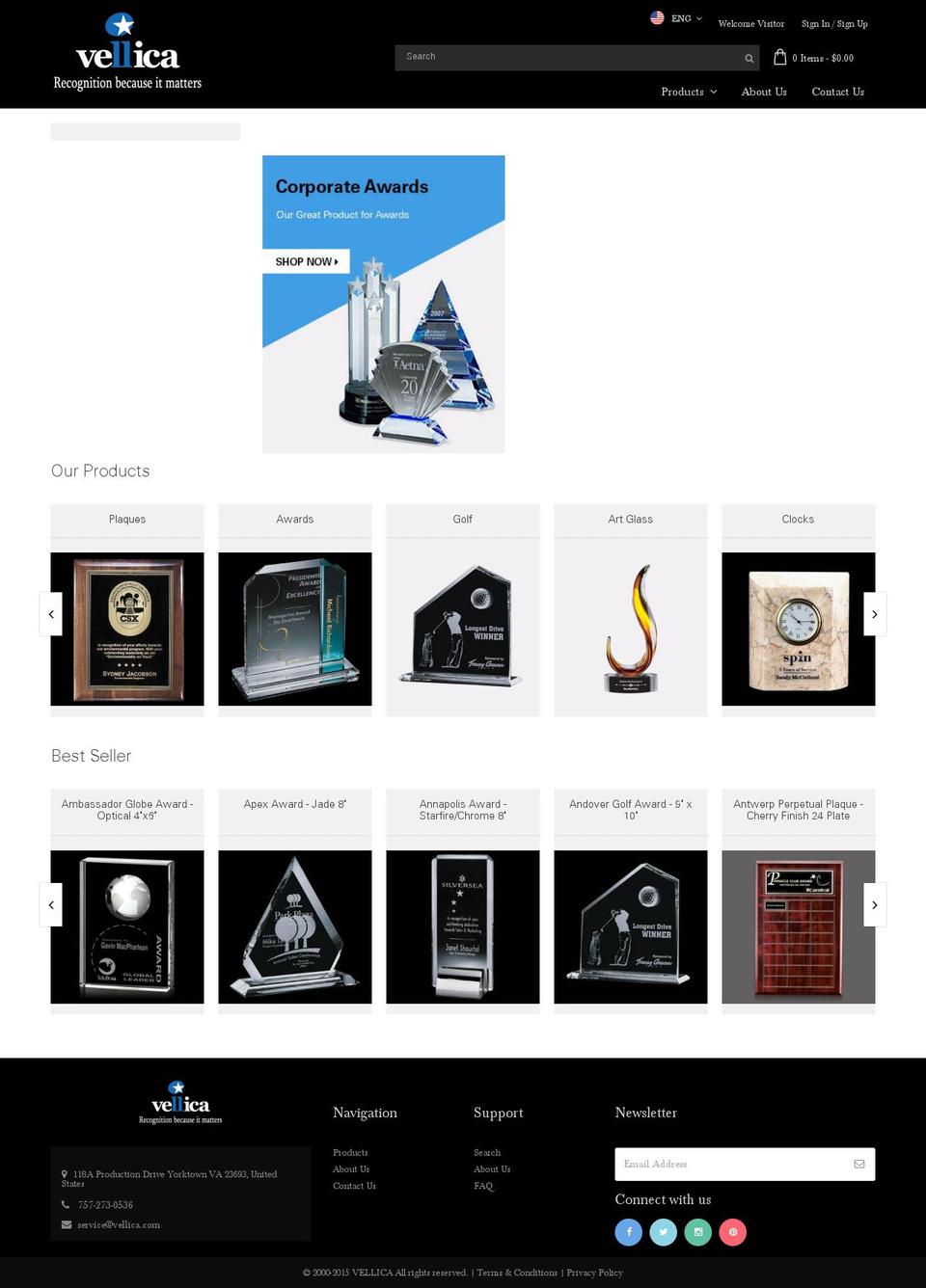 Vellica 0.3 Shopify theme site example crystaletcher.com