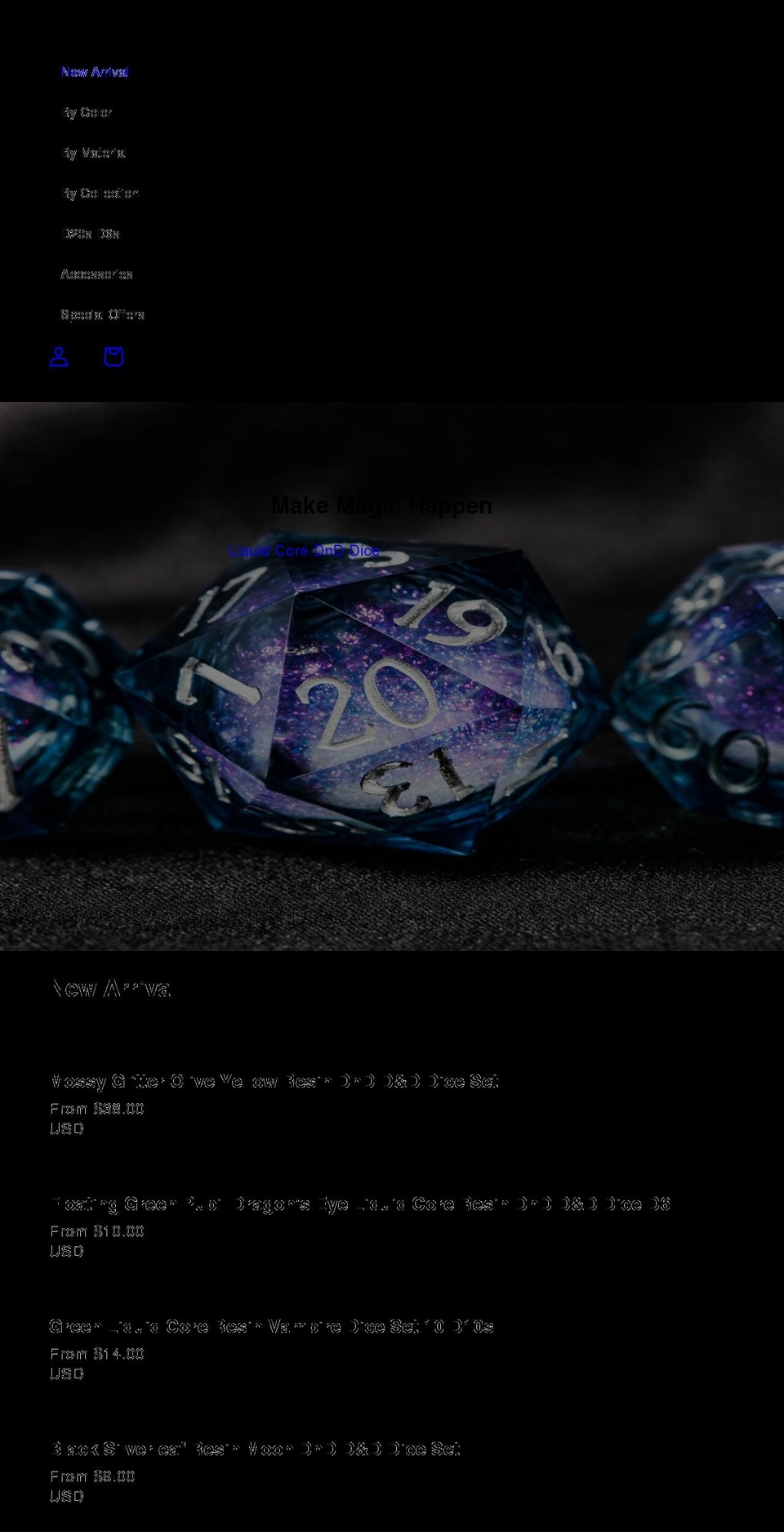 crystalmaggie.com shopify website screenshot