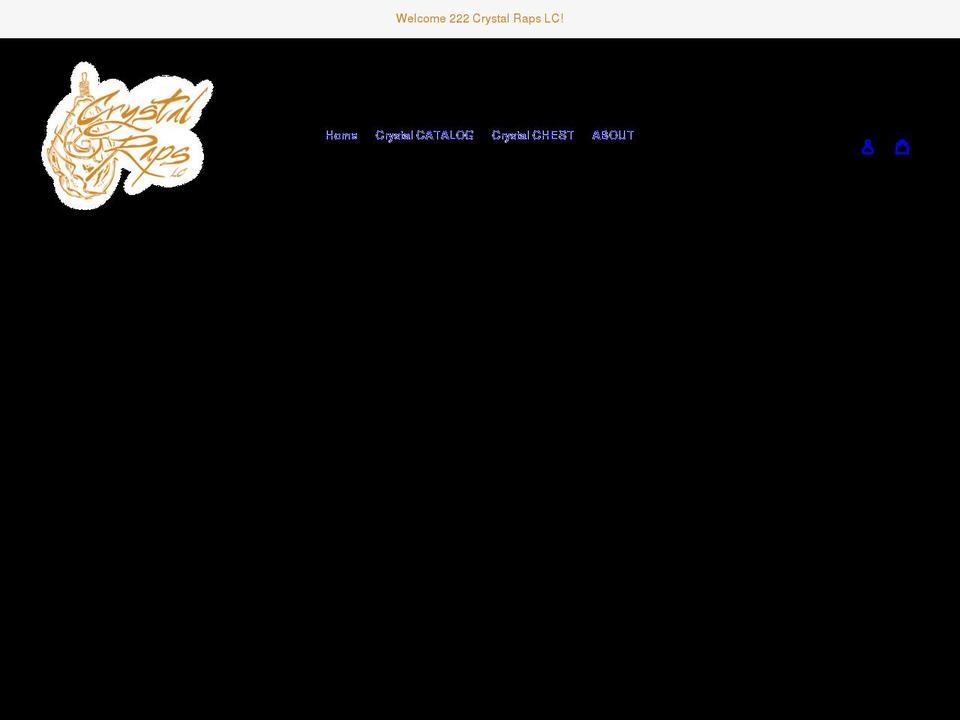 crystalraps.com shopify website screenshot