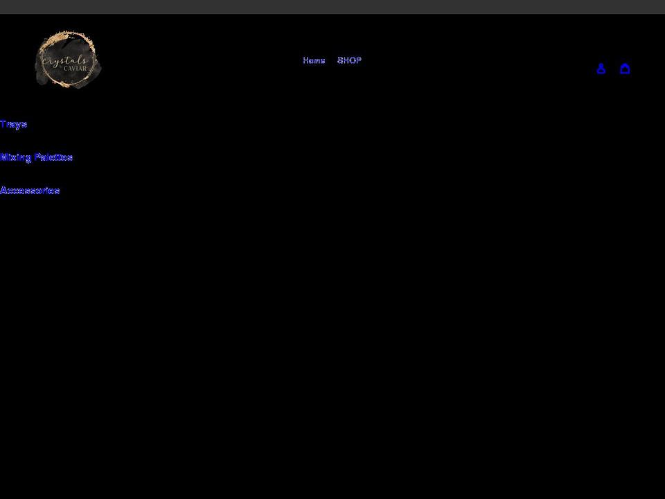 crystalsencaviar.com shopify website screenshot