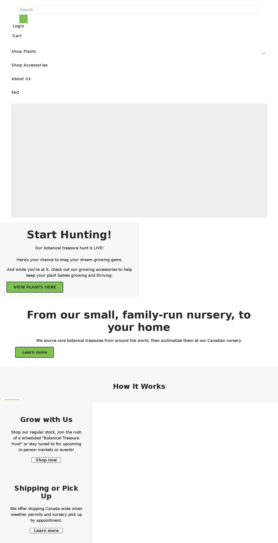 crystalstarnursery.com shopify website screenshot