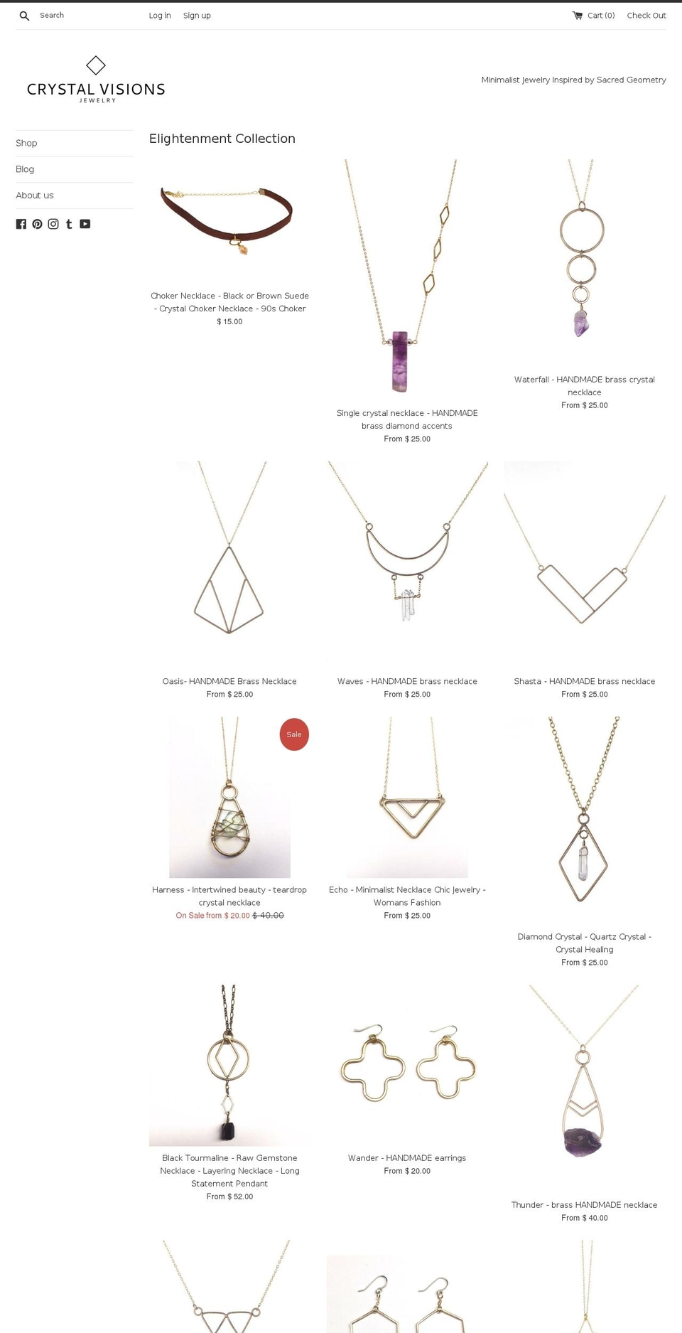 crystalvisionsjewelry.com — Shopify storefront screenshot