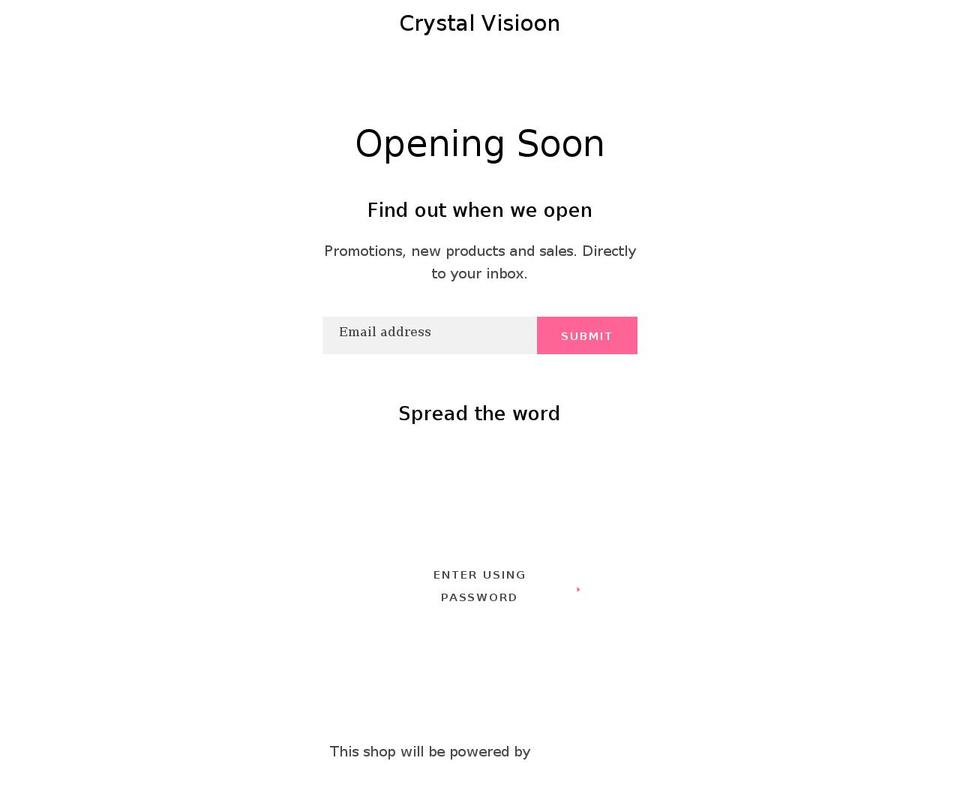 crystalvisioon.com shopify website screenshot