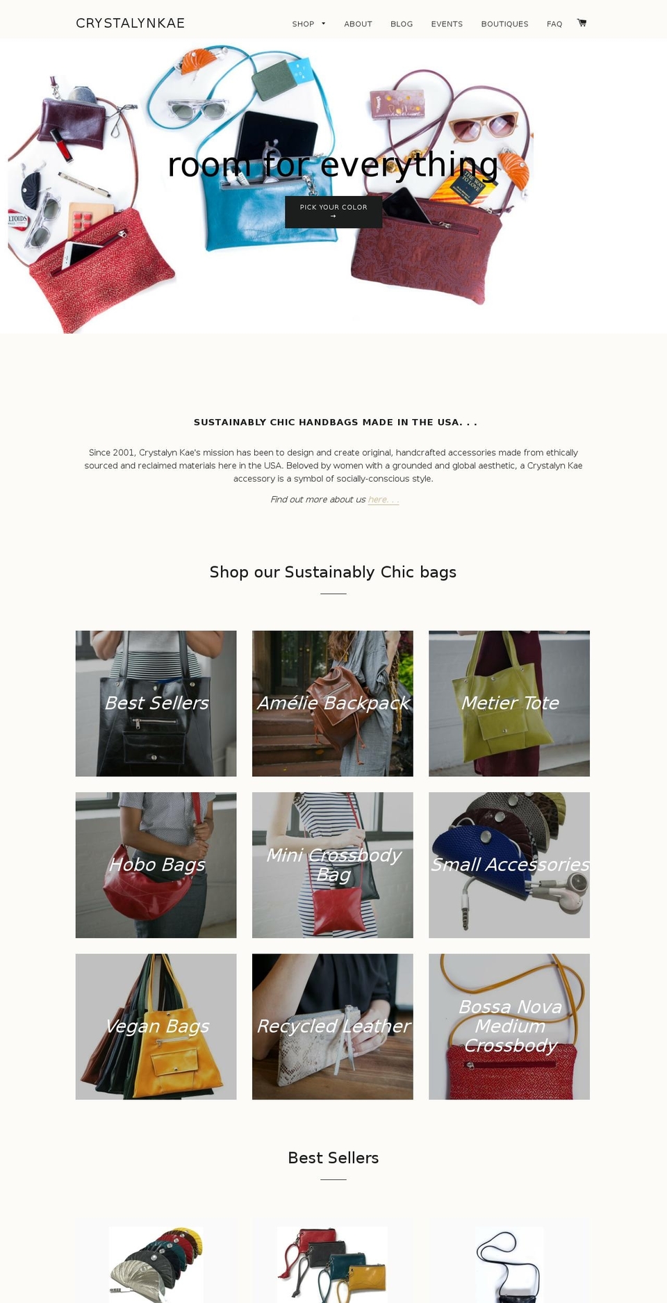 crystalynkae.com shopify website screenshot