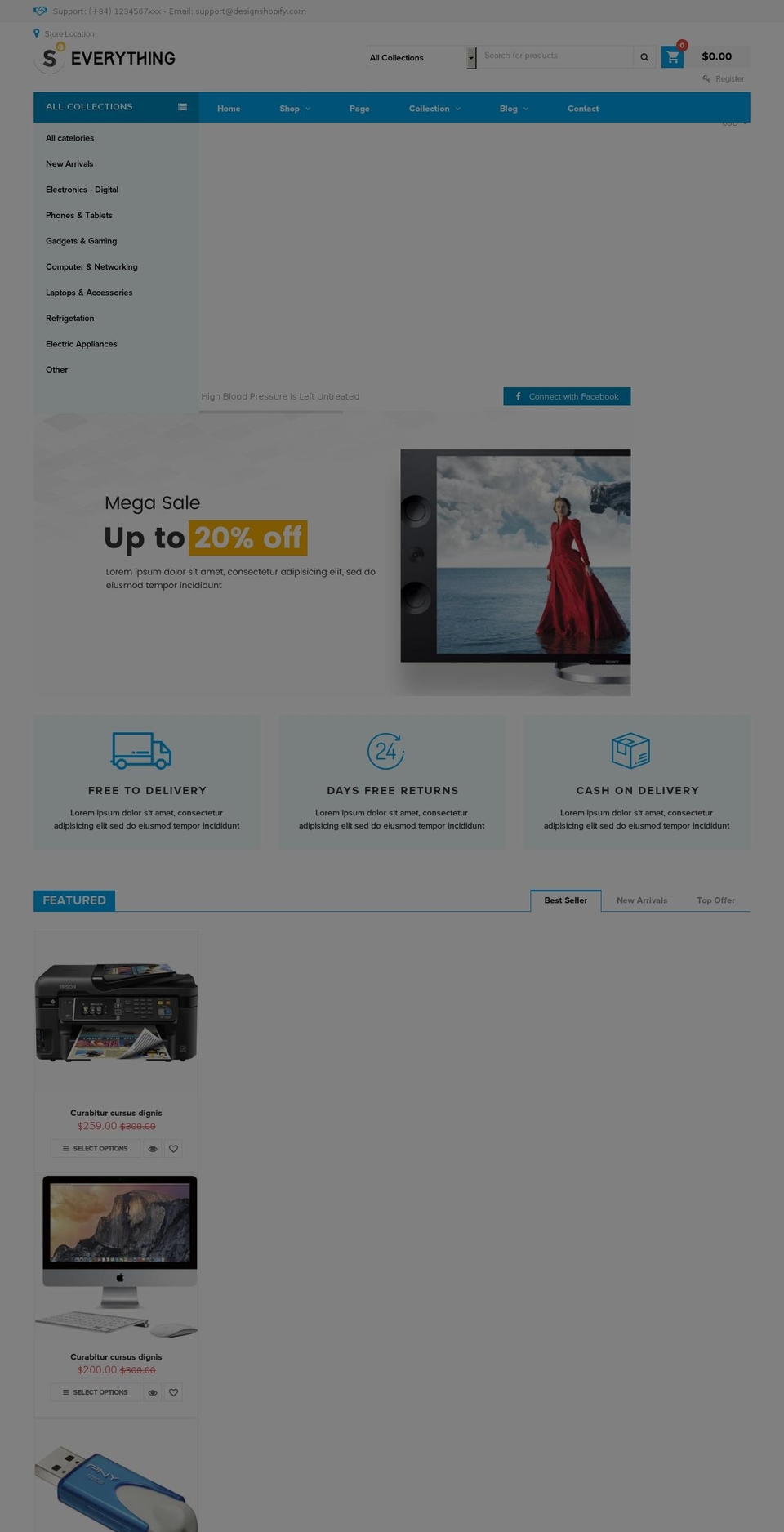 cs-everything-electronic.myshopify.com shopify website screenshot