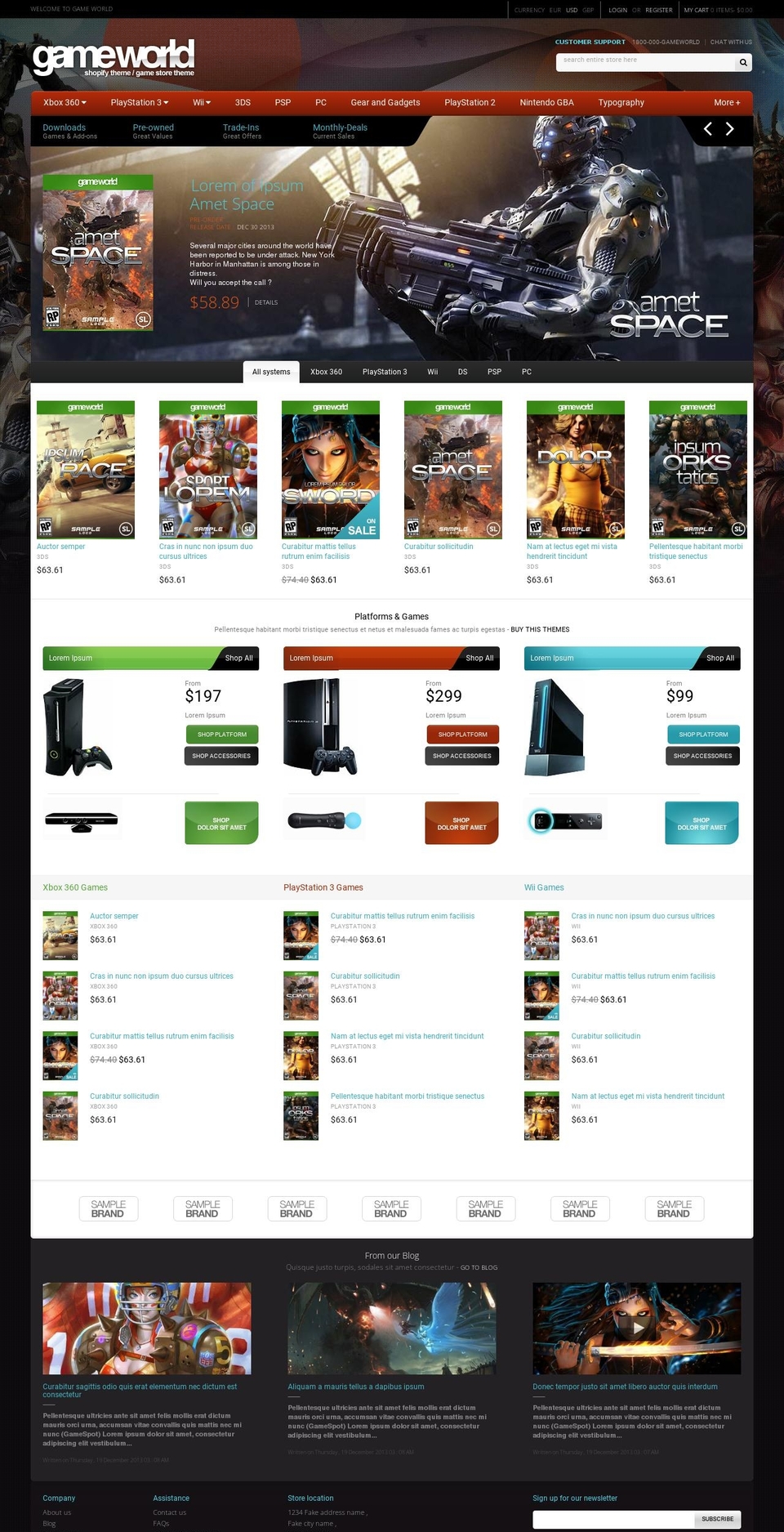 cs-gameworld.myshopify.com shopify website screenshot