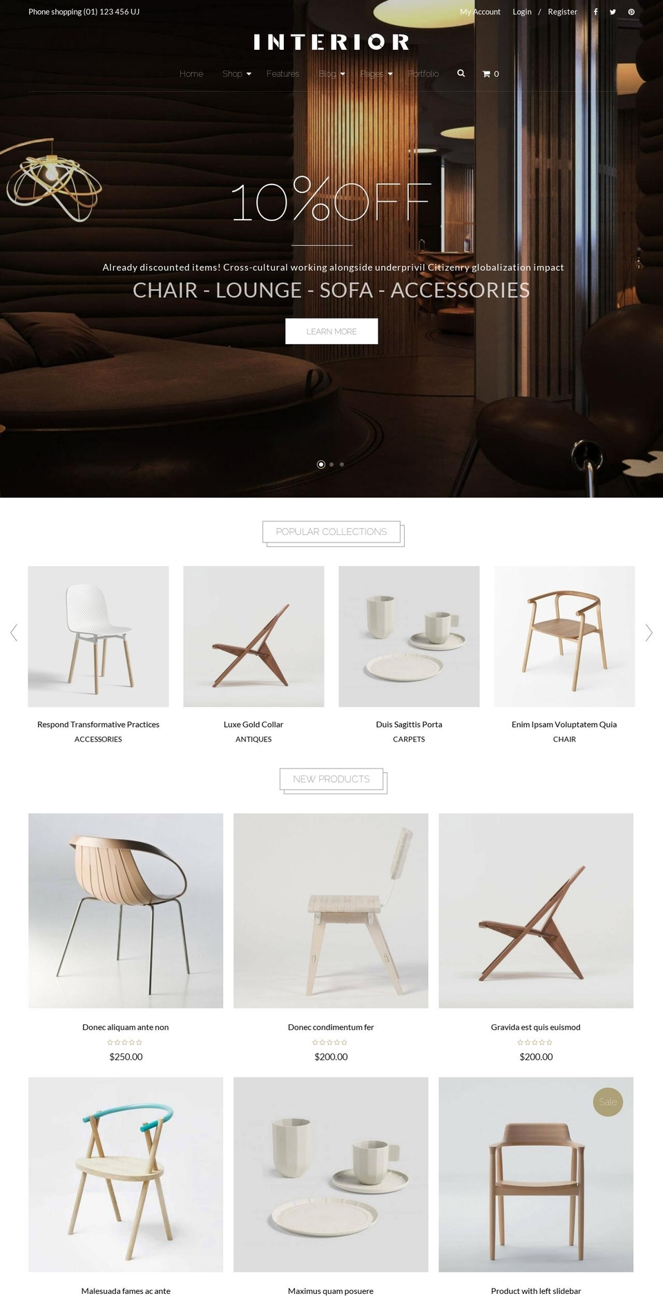 Interior Shopify theme site example cs-utc-interior.myshopify.com