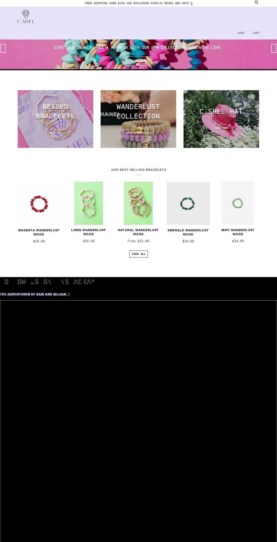 cshelshop.com shopify website screenshot