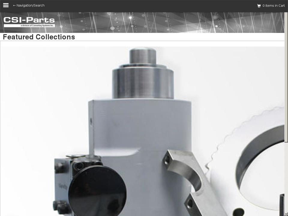 csi-parts.com shopify website screenshot