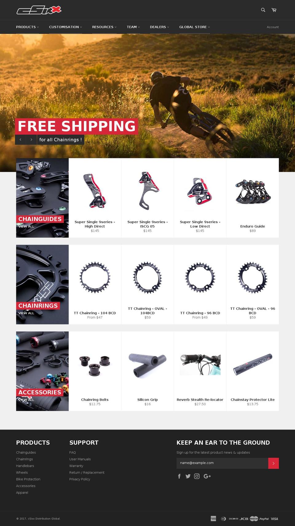 csixx.com shopify website screenshot