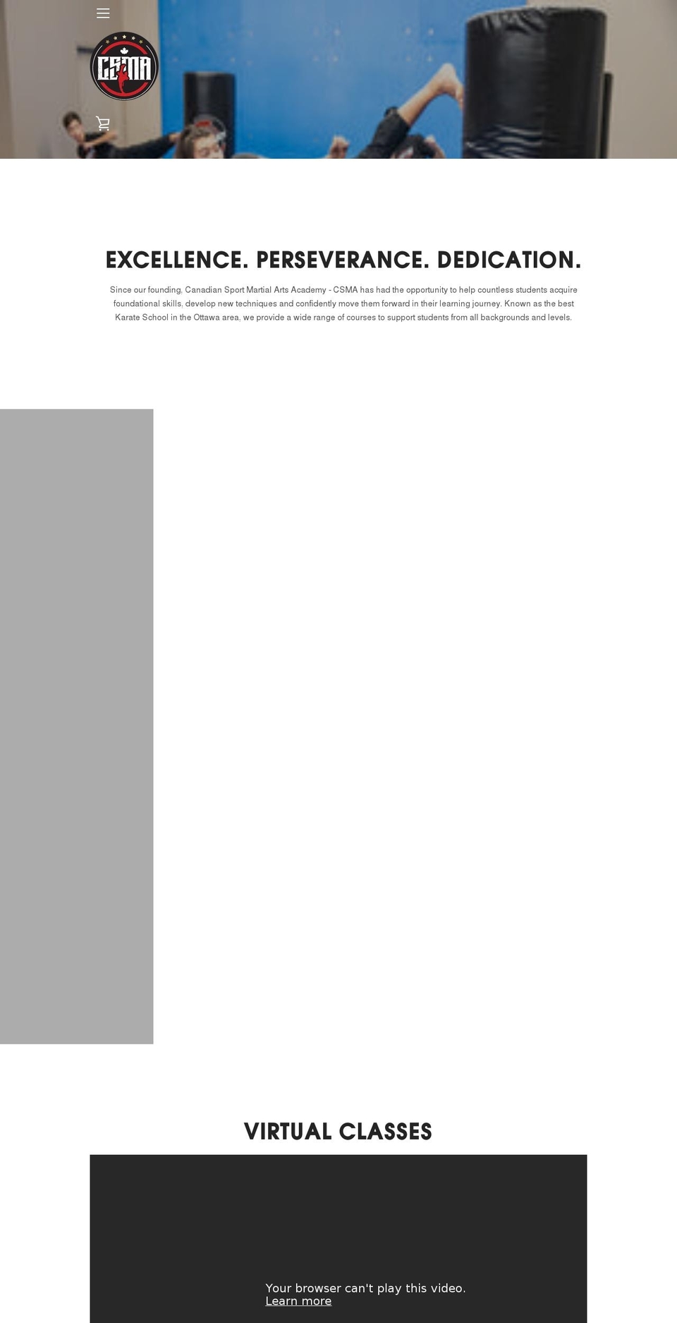 csma.ca shopify website screenshot