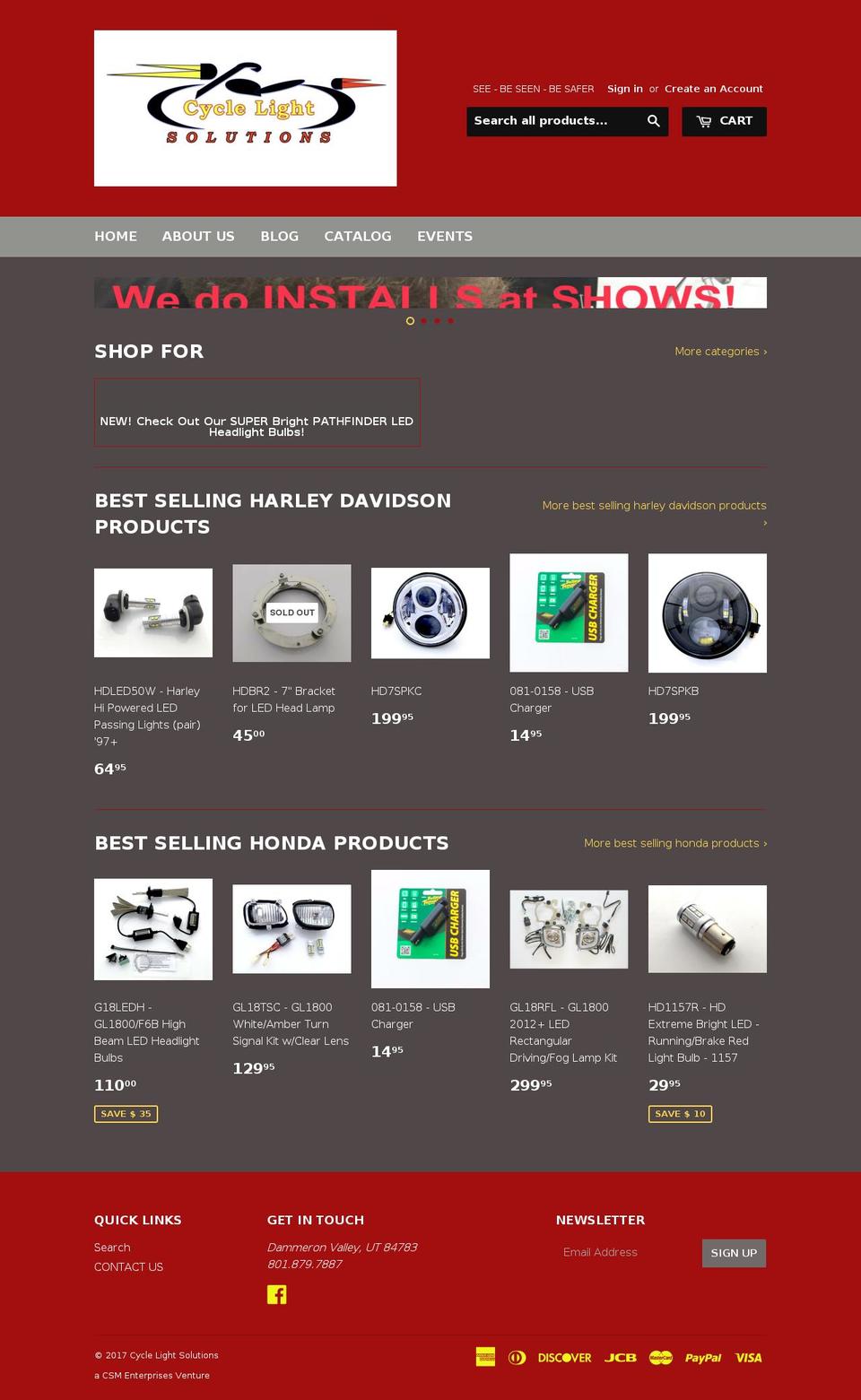 csmenterprises.com shopify website screenshot