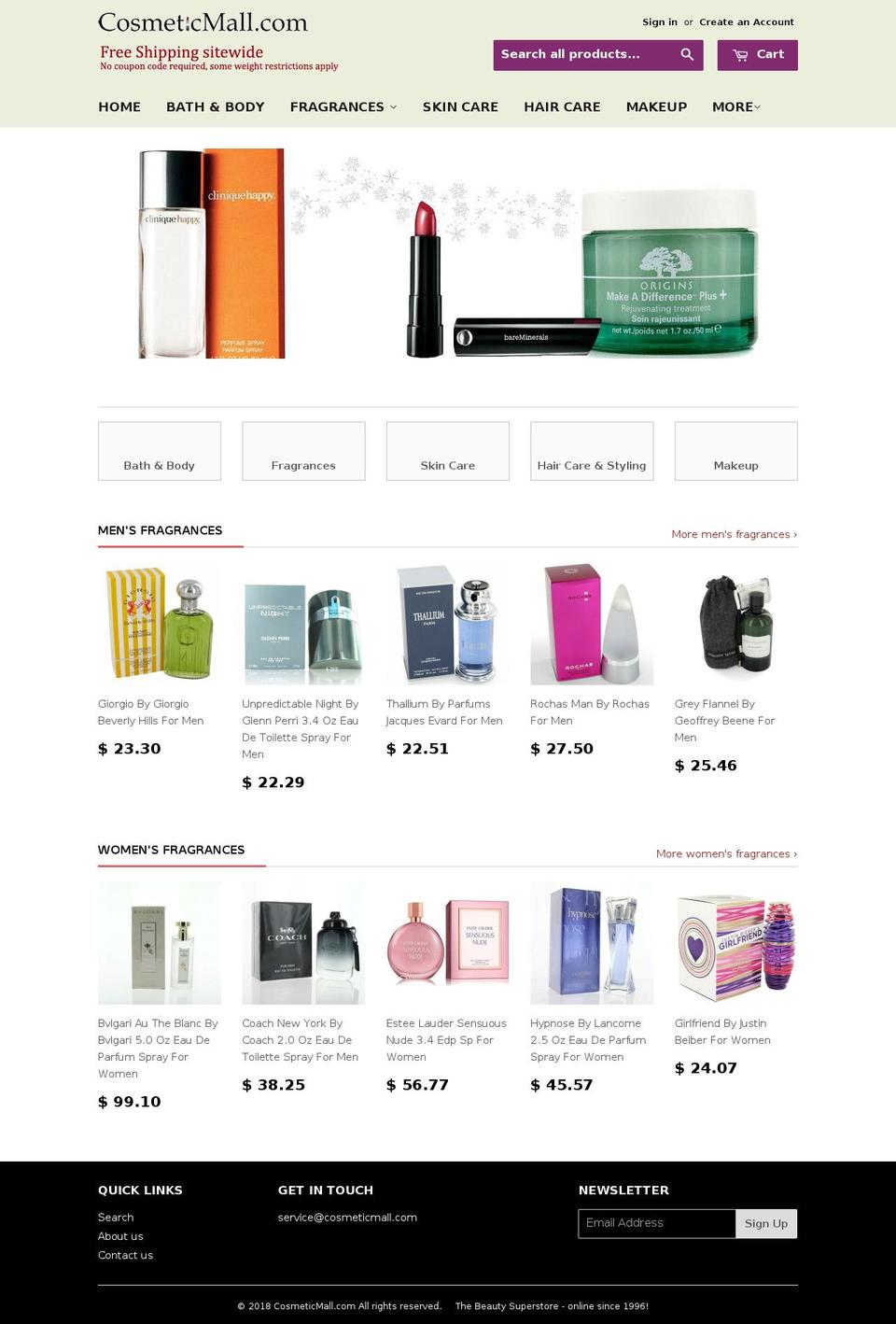 csmeticmall.com — Shopify storefront screenshot