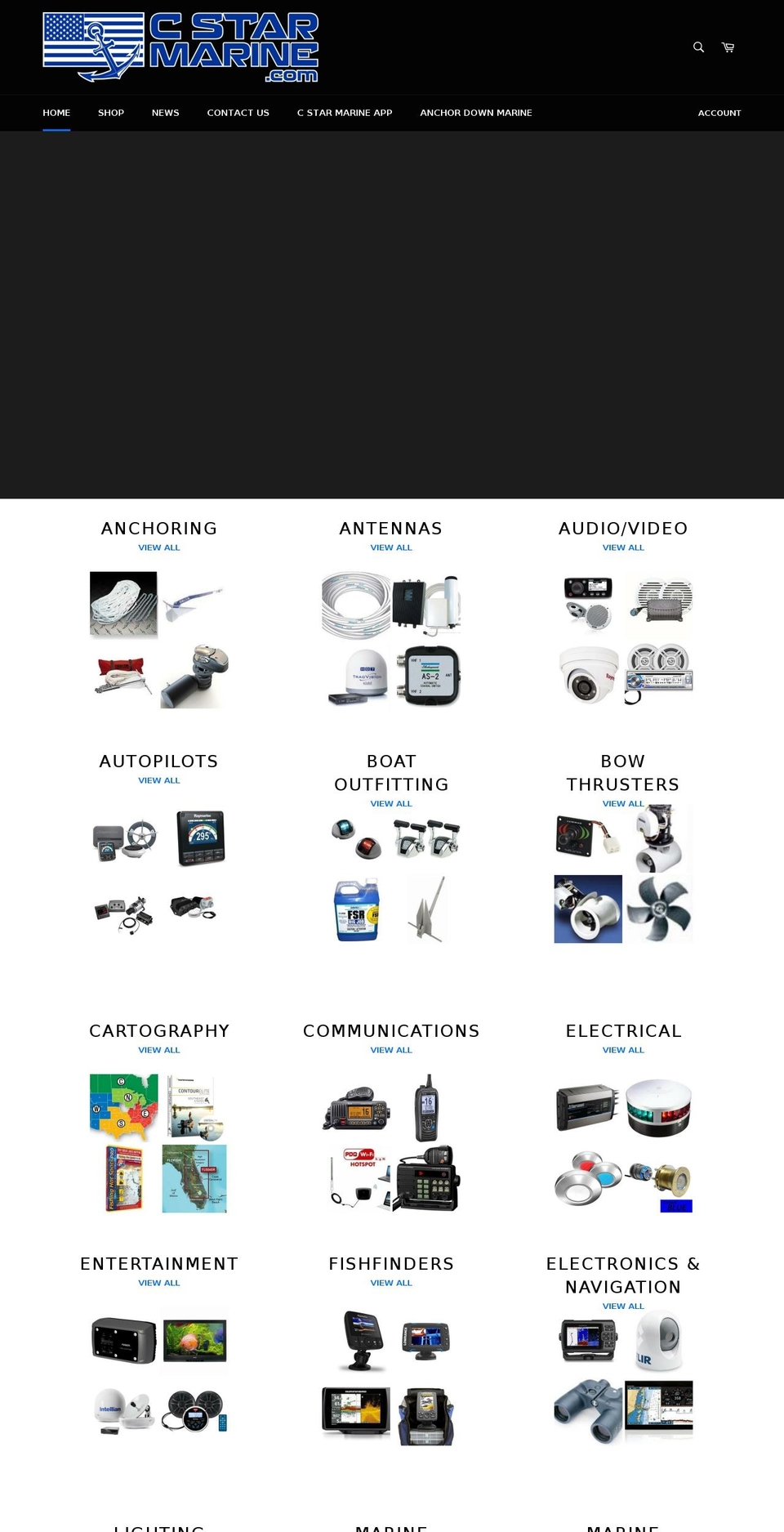 cstarmarine.com — Shopify storefront screenshot