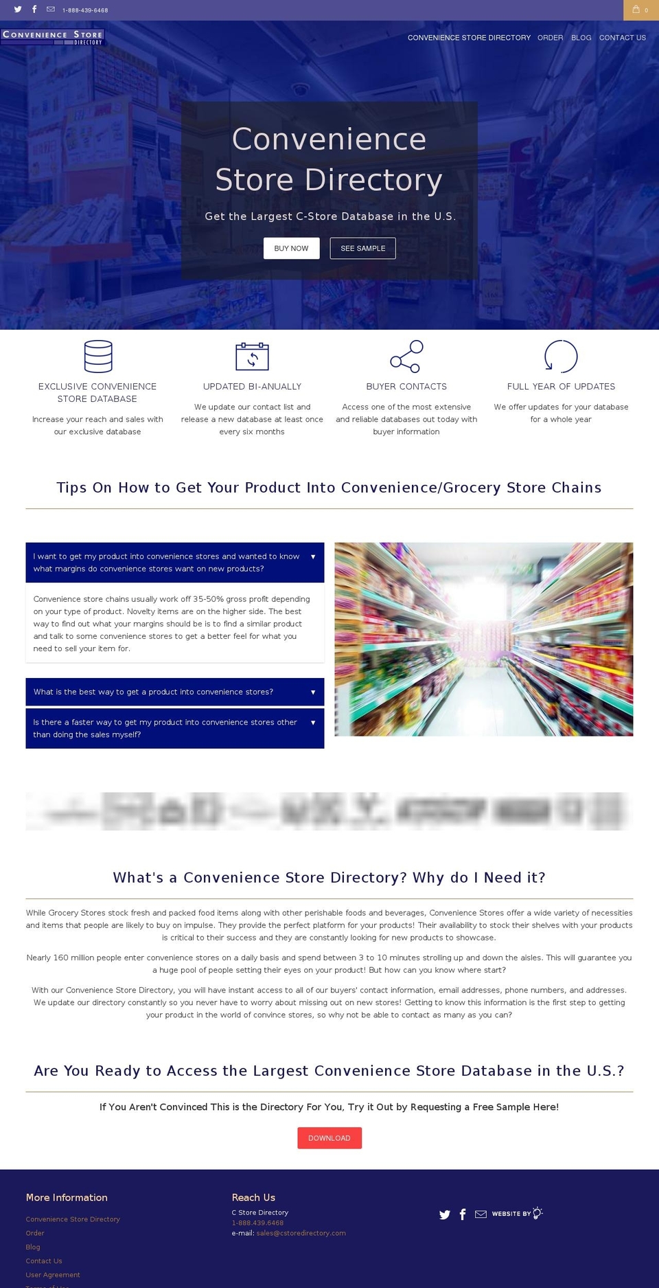 cstoredirectory.com shopify website screenshot