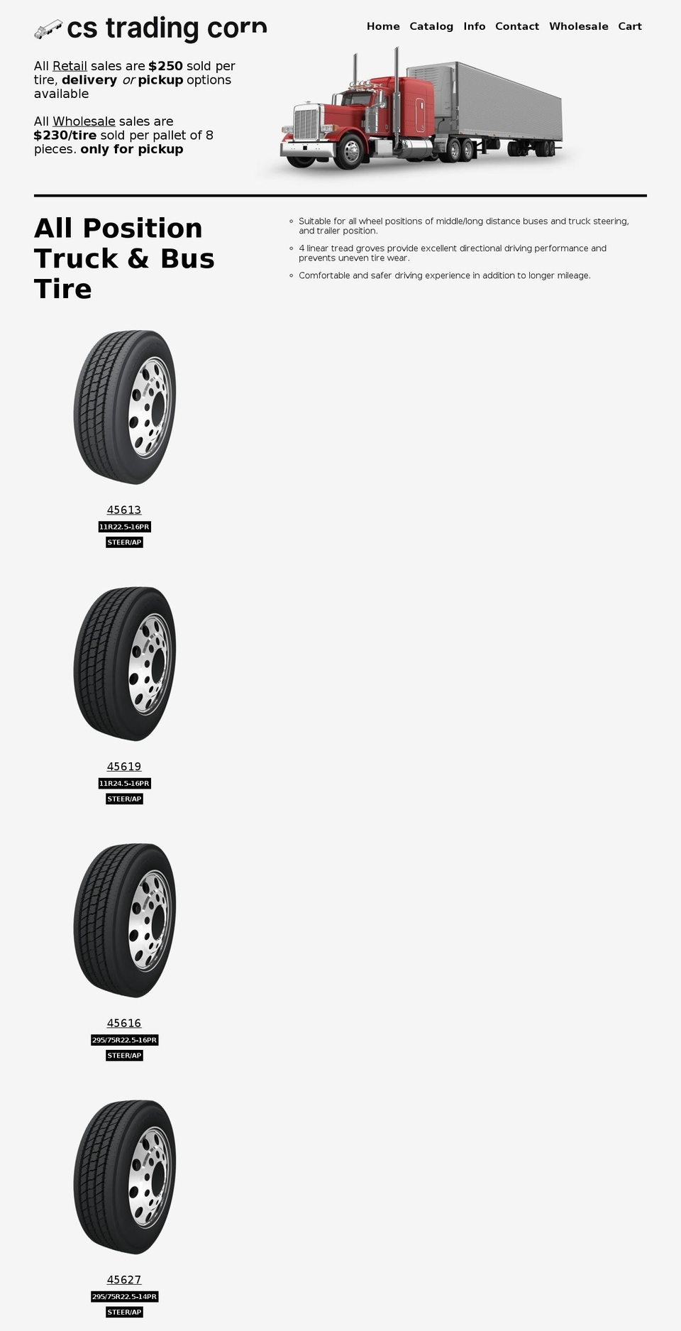 cstradingcorp.com shopify website screenshot