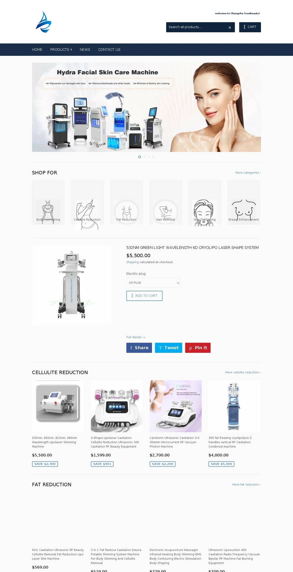 cstruebeauty.com shopify website screenshot