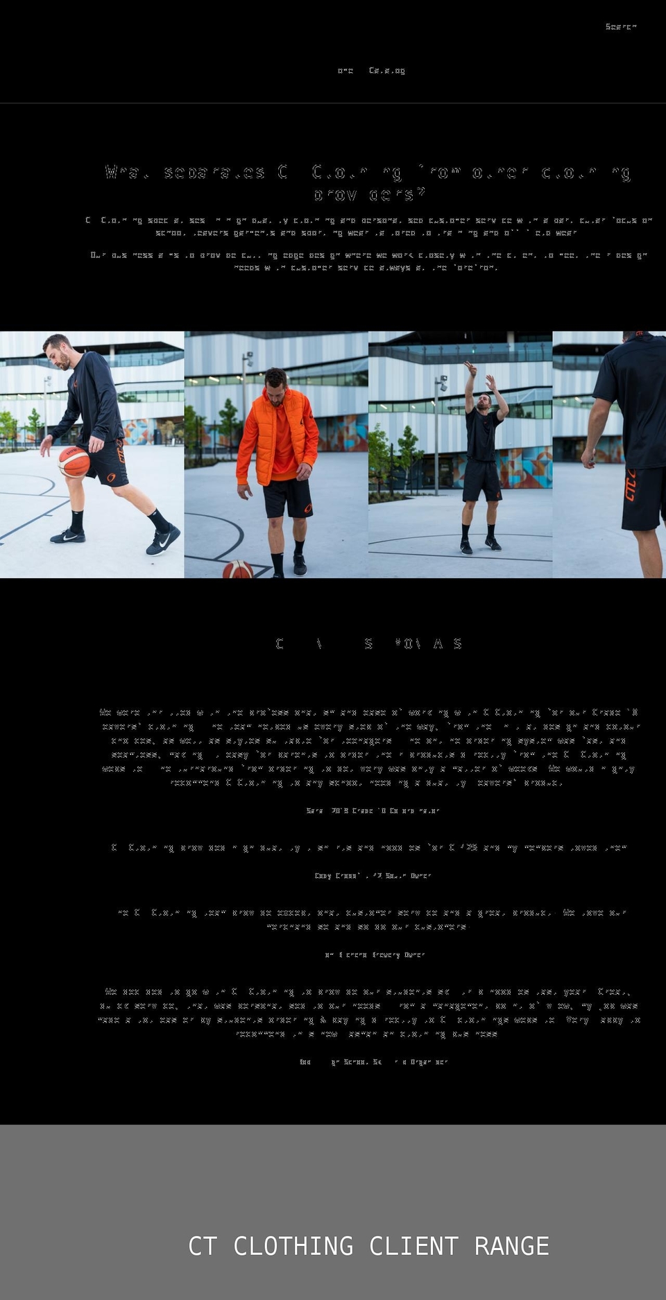 ctclothing.com.au shopify website screenshot