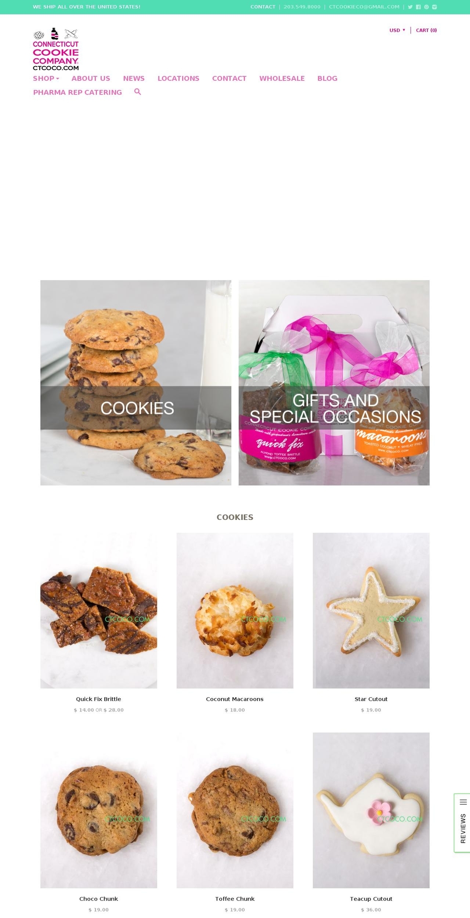 ctcookie.com shopify website screenshot