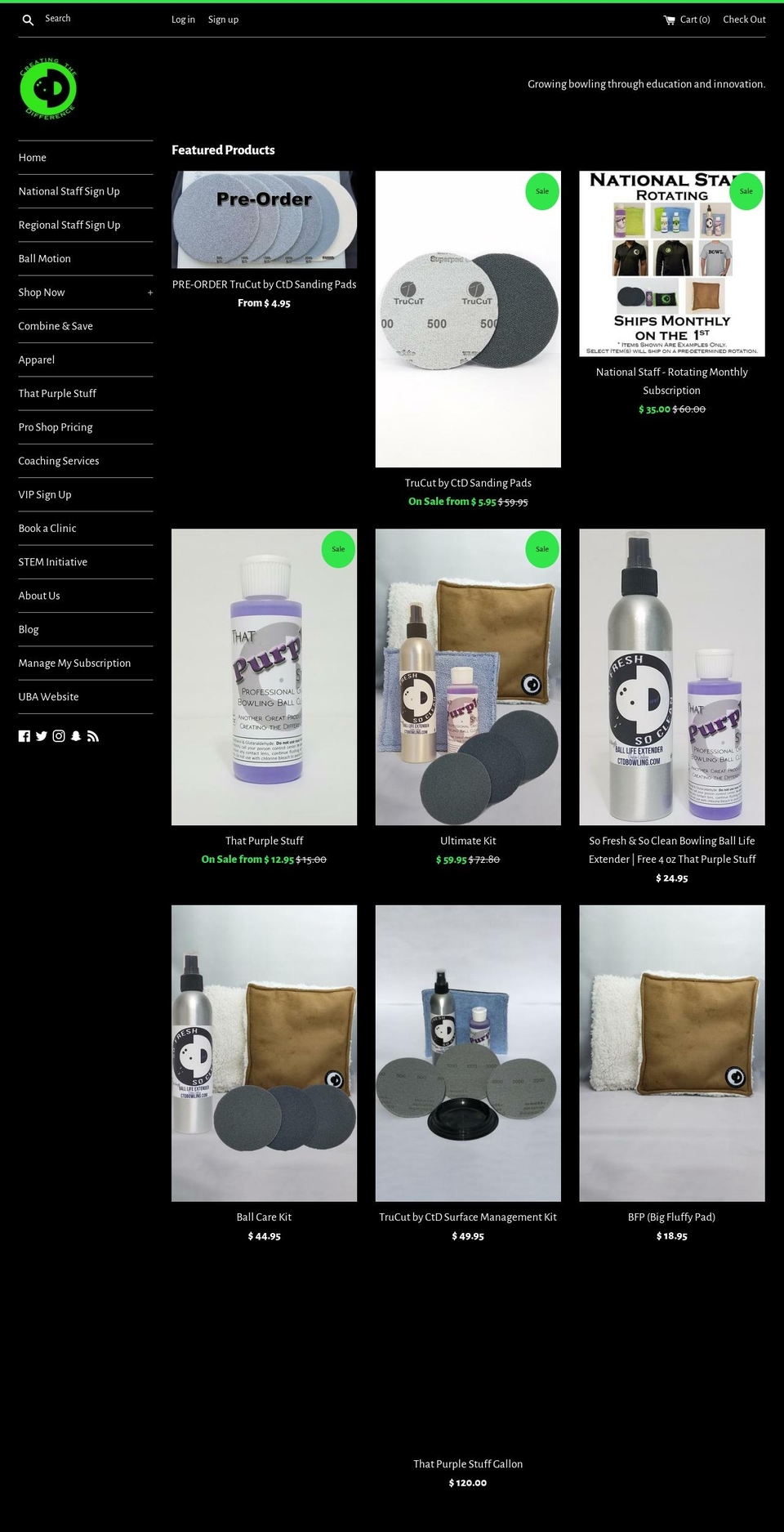 ctdbowl.com — Shopify storefront screenshot