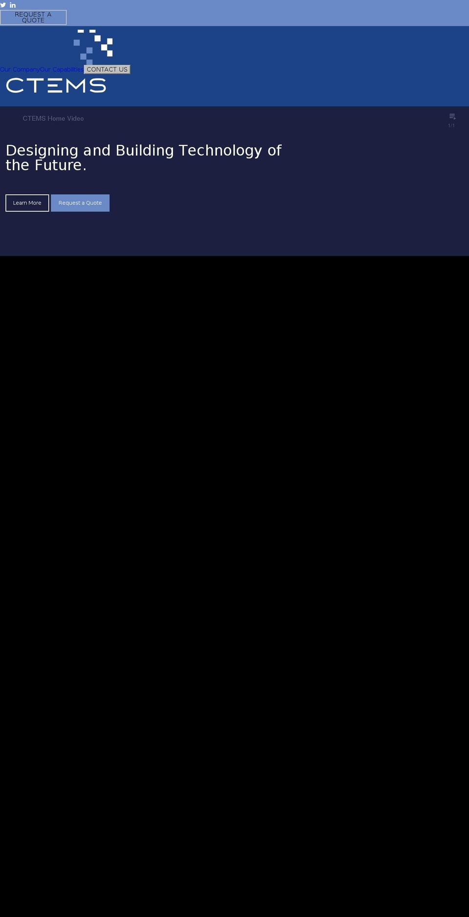 ctemscompany.com — Shopify storefront screenshot