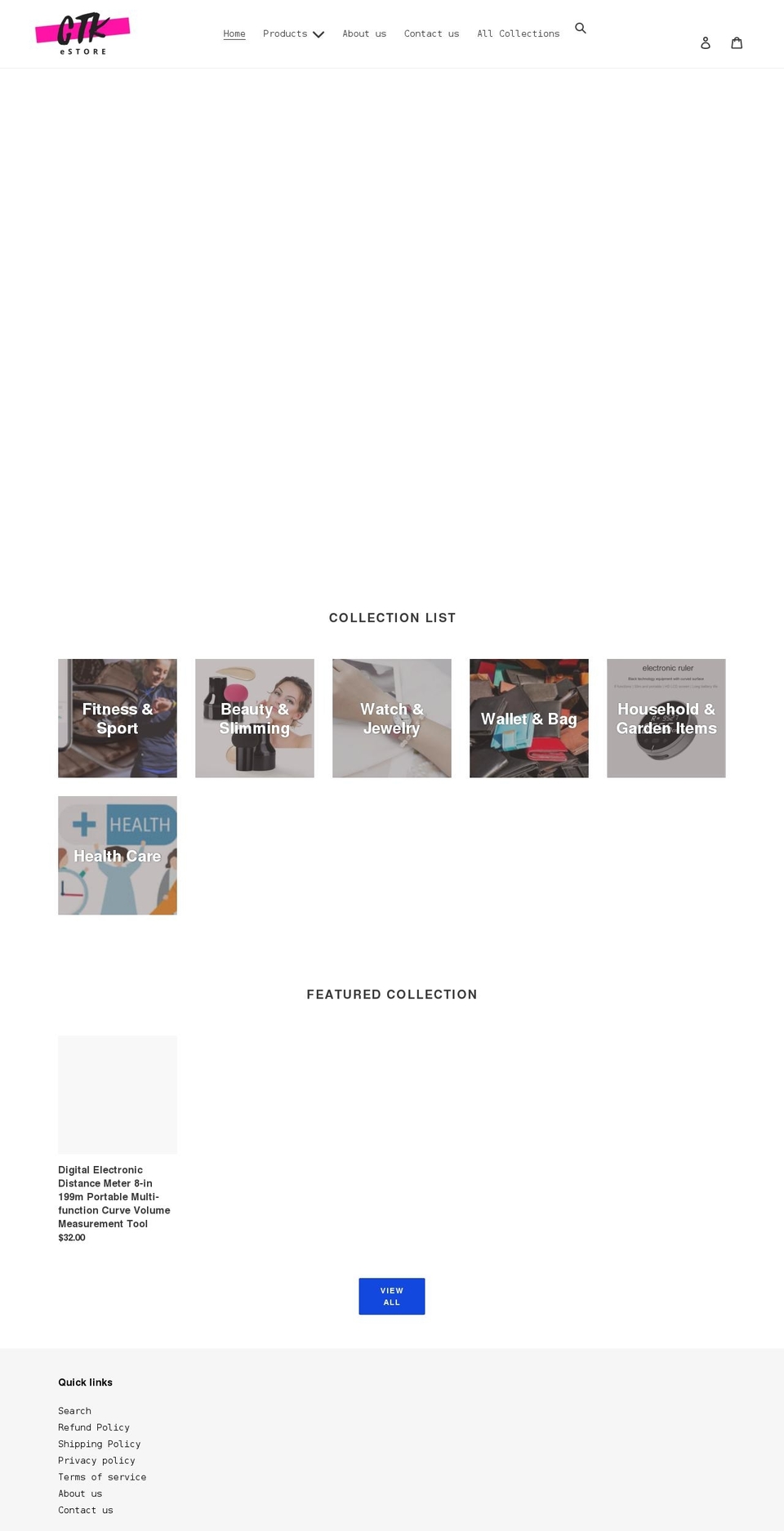 ctkestore.com shopify website screenshot