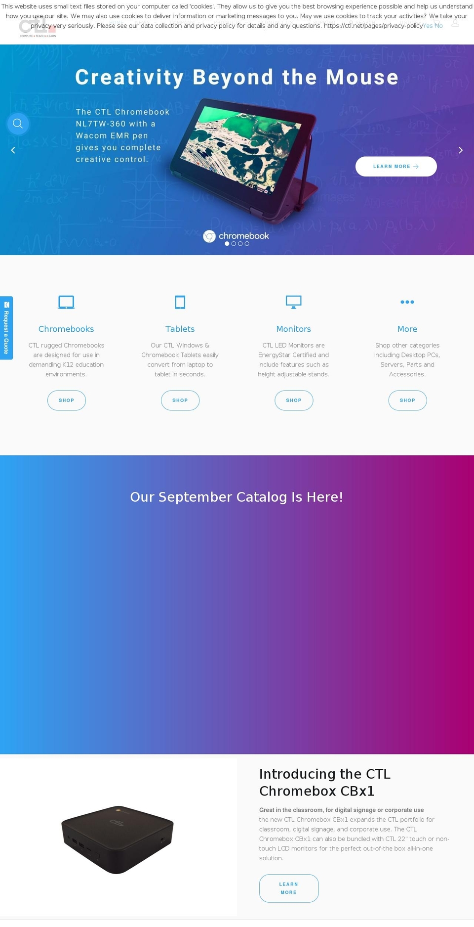ctlchrome.net shopify website screenshot