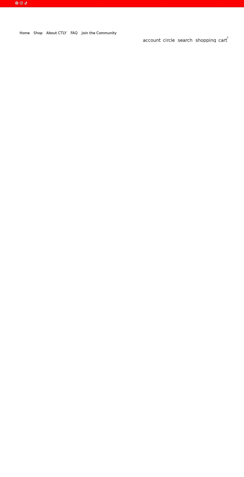 ctlyclothing.com shopify website screenshot